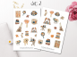 Preview: Mädchen Herbst Sticker Set